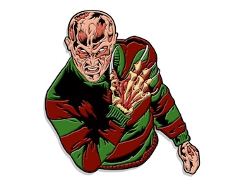 New Nightmare Freddy Krueger Enamel Pin
