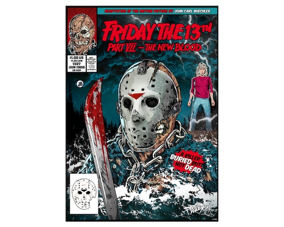 OFFICIAL FRIDAY THE 13TH: JASON X GRAPHICS LEATHER BOOK CASE FOR