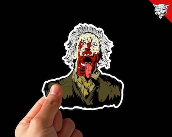 Dr Tongue Zombie - Day of the Dead Vinyl Sticker Decal