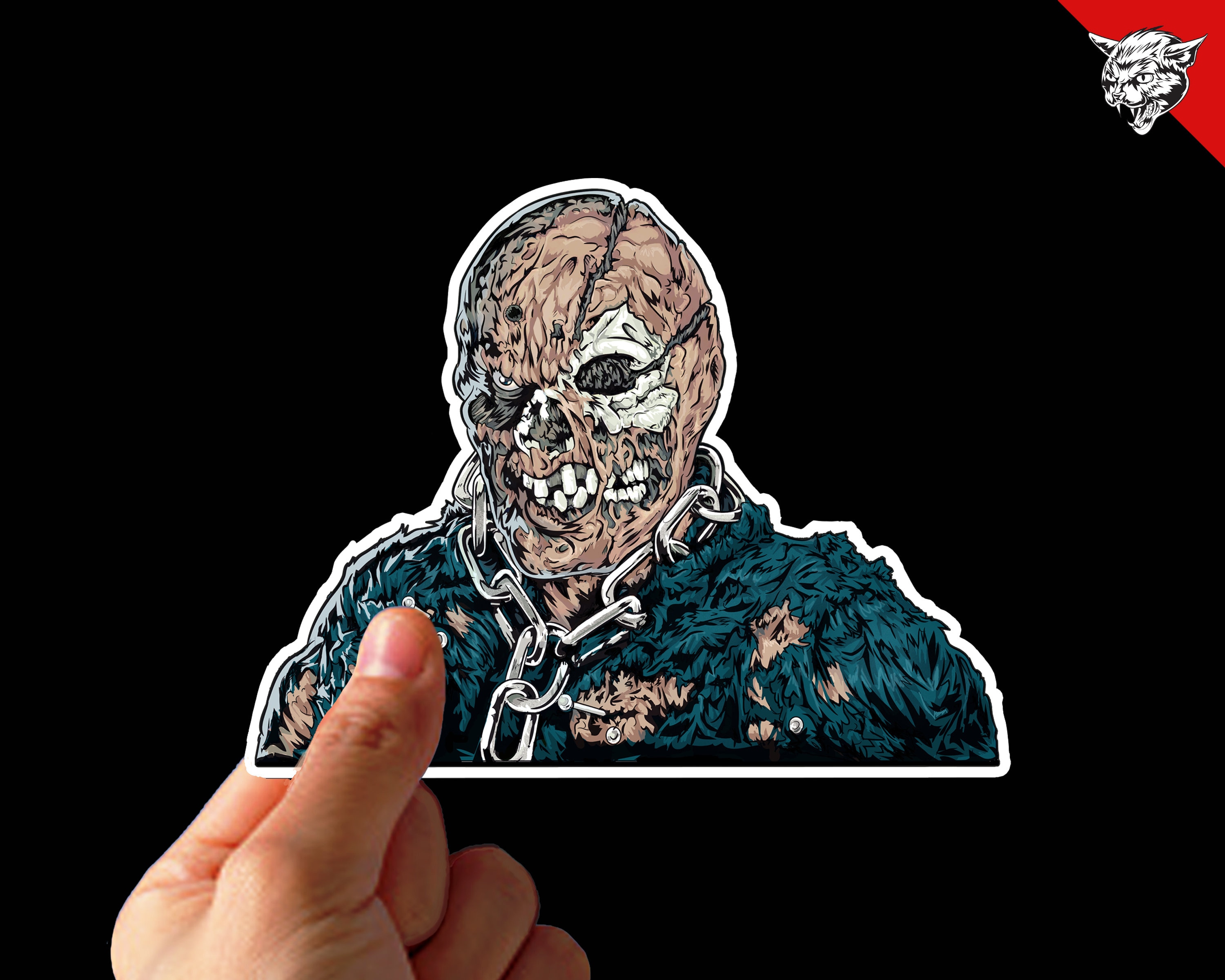 Buy Jason Vorhees Unmasked Friday the 13th Part 7: the New Blood Vinyl  Sticker Decal Online in India - Etsy