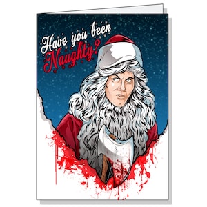 Silent Night Deadly Night Horror Christmas Card