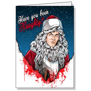 Silent Night Deadly Night Horror Christmas Card