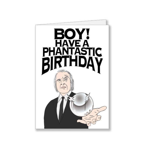 Phantasm Funny Horror Birthday Card