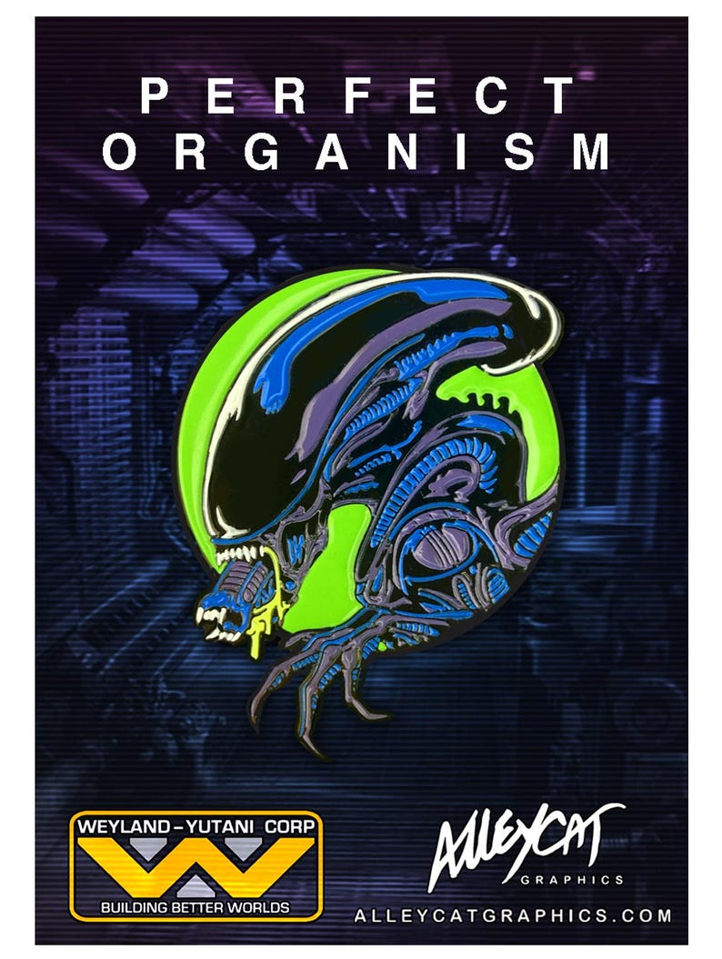 Alien Xenomorph - Weyland Yutani Variant Enamel Pin - Etsy