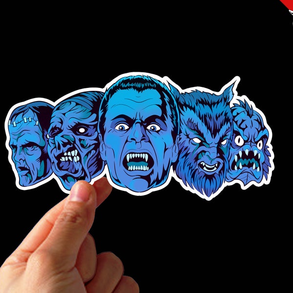 Monster Squad - Baddies Large Sticker Decal