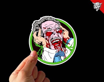 Dr Gruber - Re-Animator 1985 Vinyl Sticker Decal