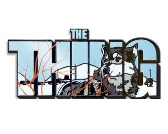 The Thing Husky Horror Enamel Pin