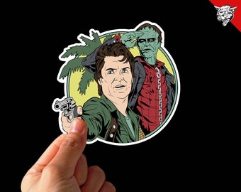 Captain Rhodes - Day of the Dead Vinyl Sticker Decal