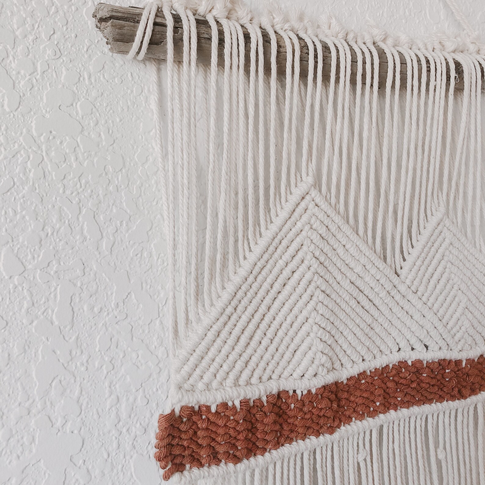 Mountain Macrame Wall Hanging Boho Wall Decor Etsy