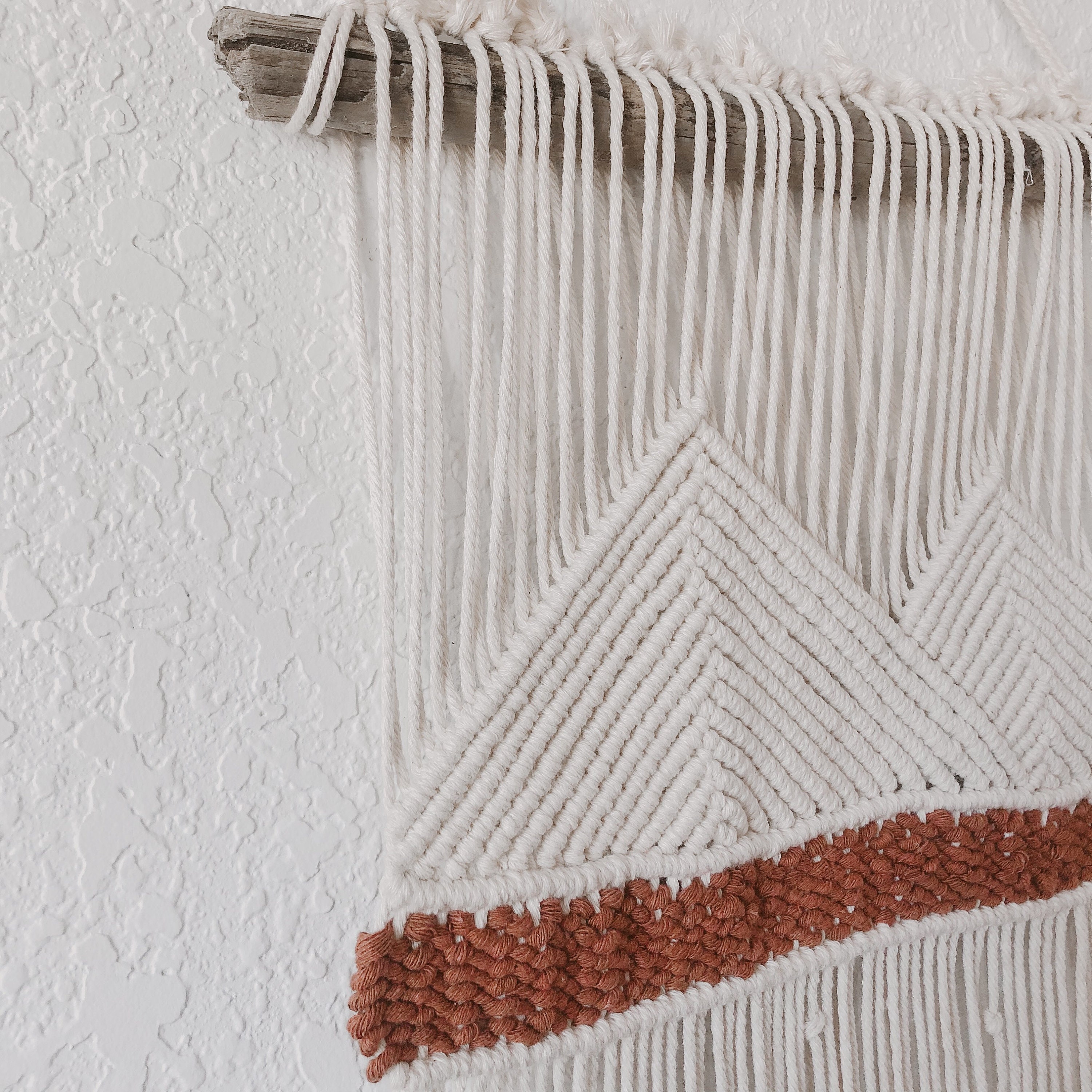 Mountain Macrame Wall Hanging Boho Wall Decor Etsy