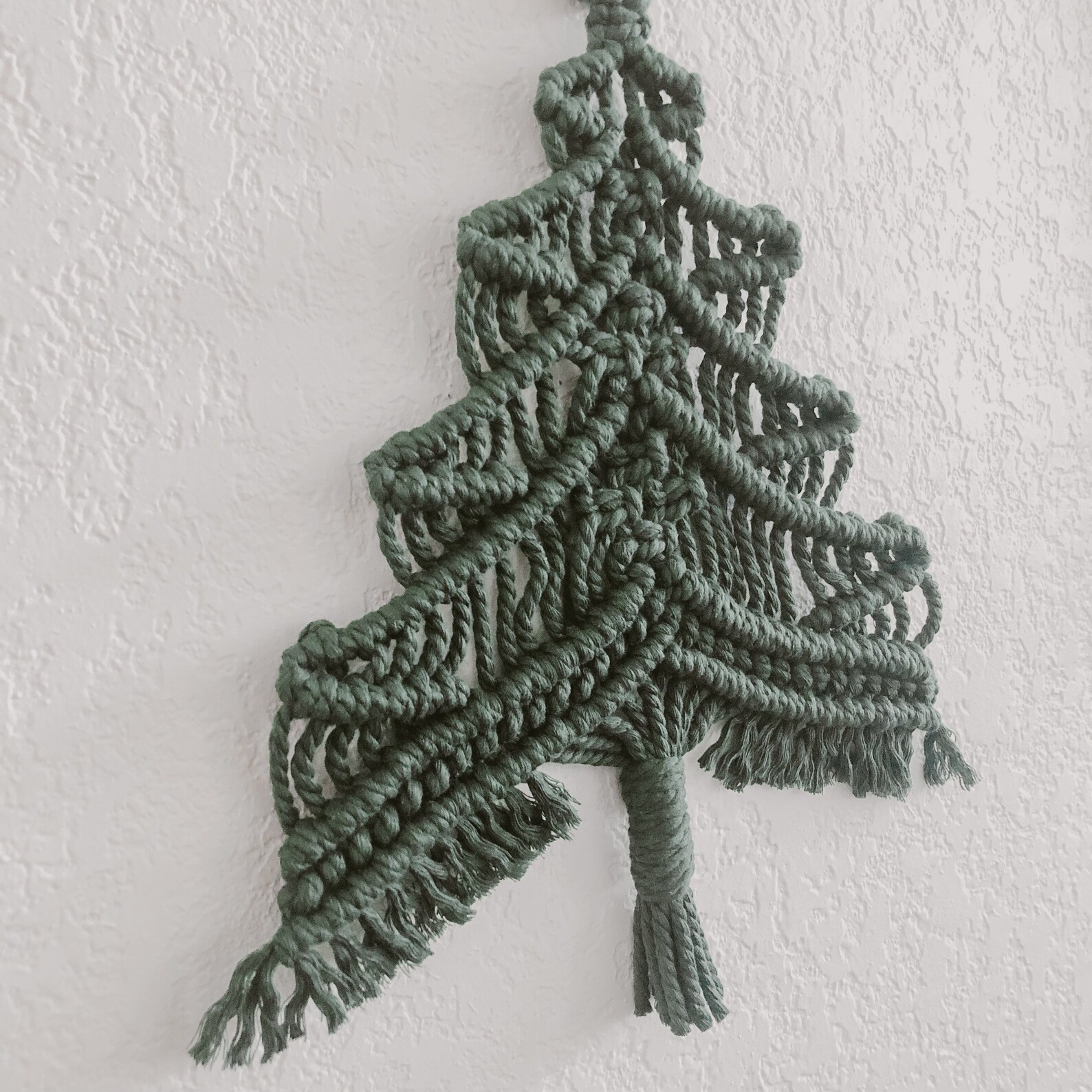 Macrame Christmas Tree Wall Hanging Boho Christmas Decor | Etsy
