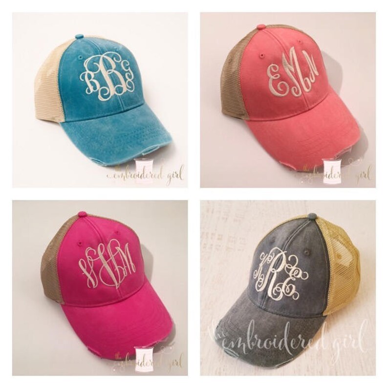 embroidered hats etsy