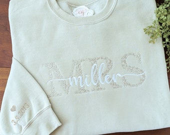 Mrs sweatshirt for bride gift idea for bride to be sweatshirt