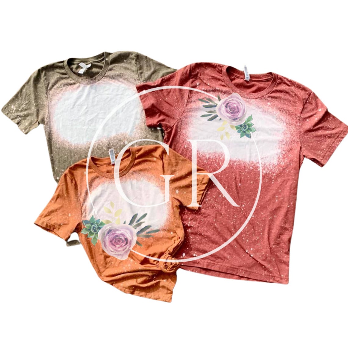 design bleached shirts with vinyl