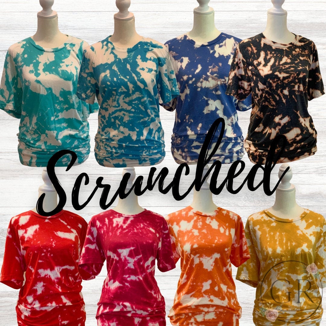 Blank Bleached UNISEX Shirts for Vinyl, Sublimation, & Screen Prints …