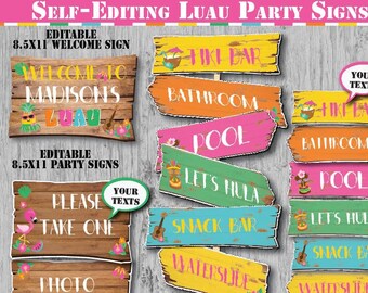 Luau Baby Shower Etsy