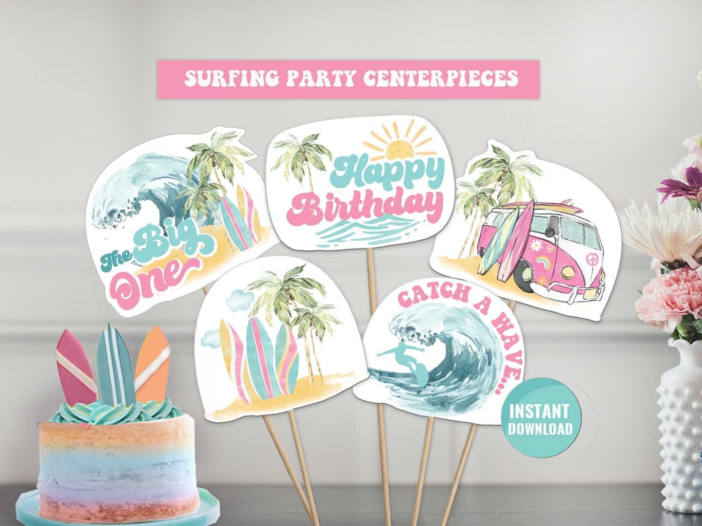 Catch a Wave this Summer with these Surfer-Themed First Birthday