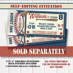PRINTABLE Baseball Party Photo Booth Props-center Pieces-baseball ...