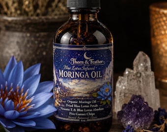 Blue Lotus Infused Moringa Oil