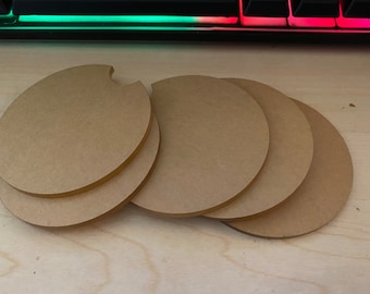 Car coaster acrylic blanks