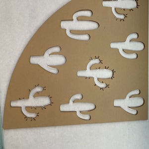 Reusable acrylic bleaching sleeve stencil large tropical leaves