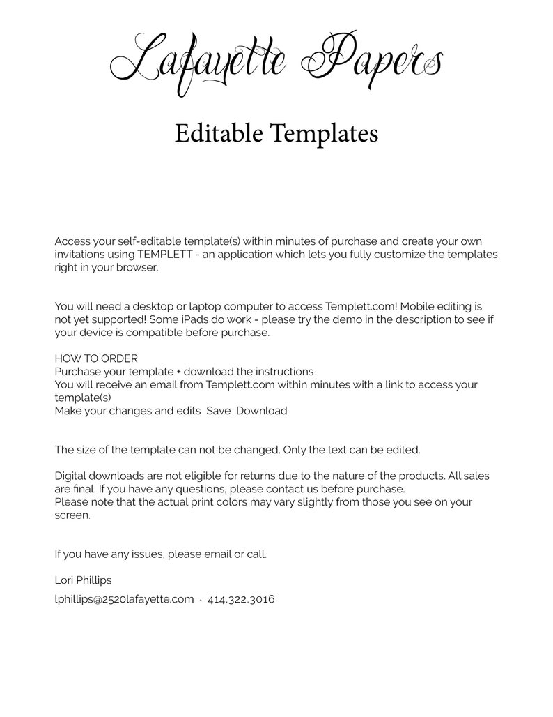 Christmas Recipe Card Template, Editable, Templett, Print at Home