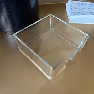 Beverage Napkin Holder, Acrylic Cocktail Napkin Holder, Holds 50 Napkins, Cocktail Napkin Holder, Barware, Stock the Bar, Cocktail Napkins