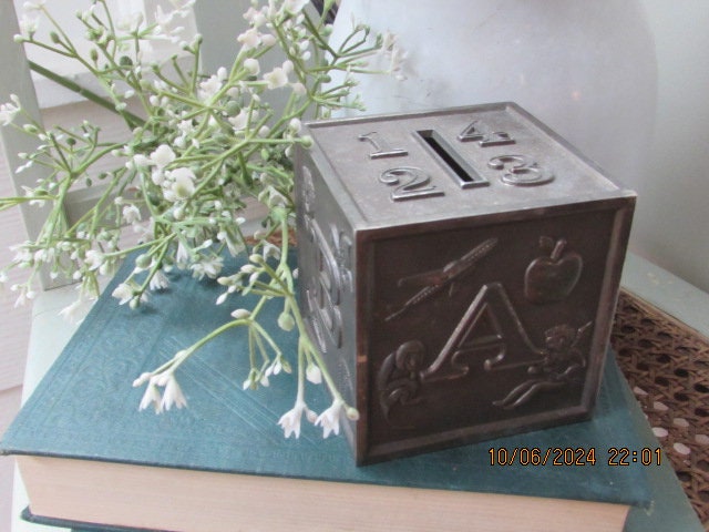 SILVER PLATED PIGGY BANK