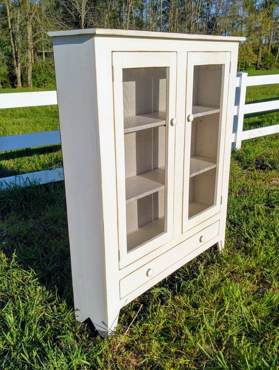 Vintage pie cabinet deals
