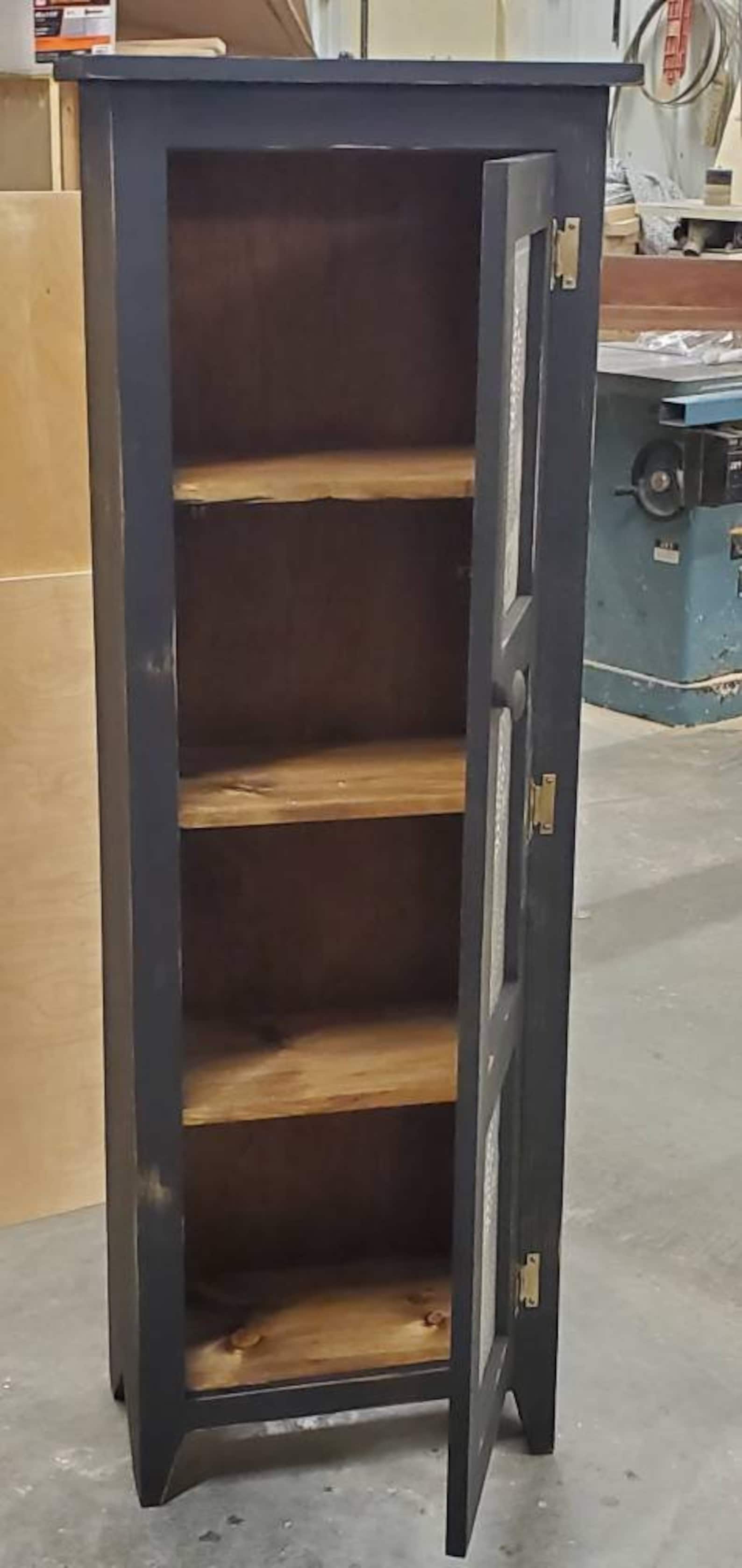 Primitive Farmhouse Single Door Punched Tin Pie Safe Etsy