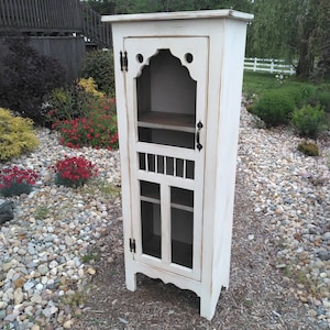 Single Old Fashion Screen Pie Safe / Jelly Cabinet.