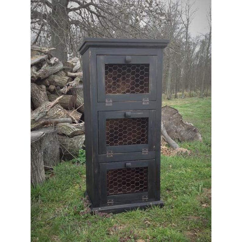 Rustic Country Jelly Cabinet Potato Bin Etsy