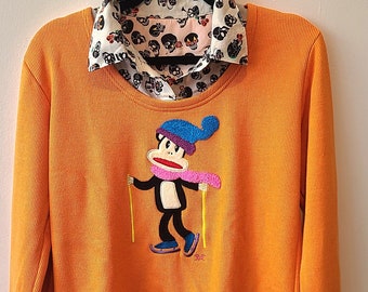 Paul Frank long sleeve shirt orange shirt