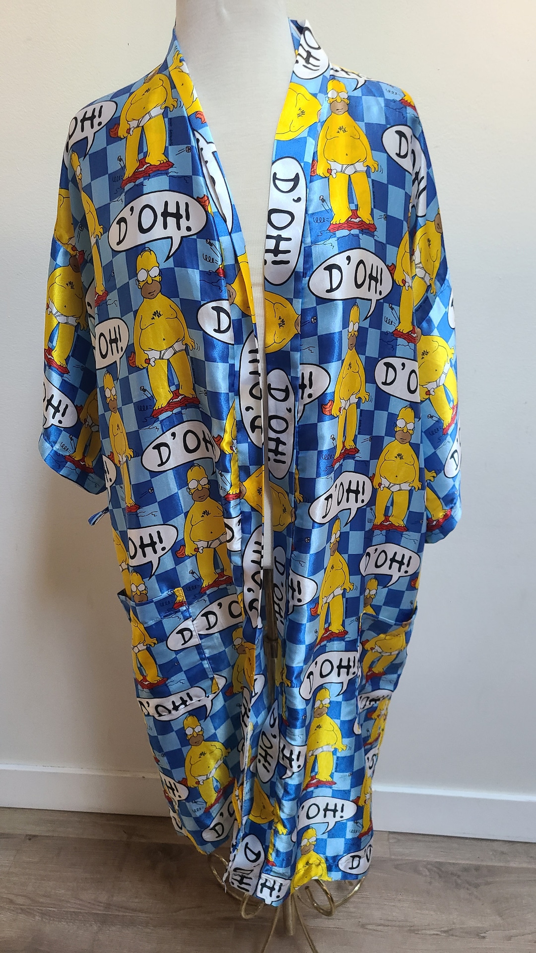 Simpsons Bathrobe Fun Bathrobe Gift for Him Gift for Her Etsy