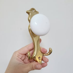 Brass hooks towel hook door hook country decor