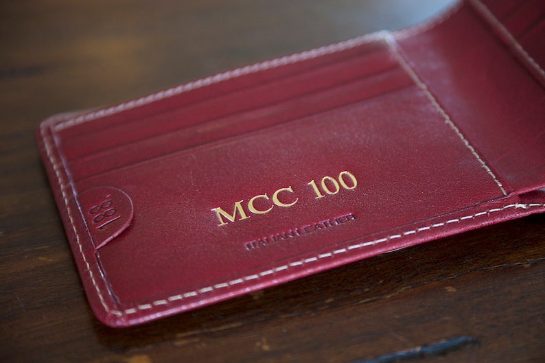 Peronalised Mens Leather Wallets Cricket Gift Ideas for Men Etsy