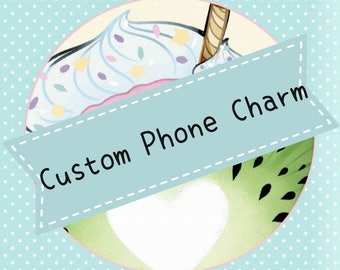 Phone charm | Etsy