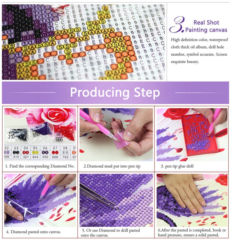 diamond painting kits 20x20cm Kitten in cup 3