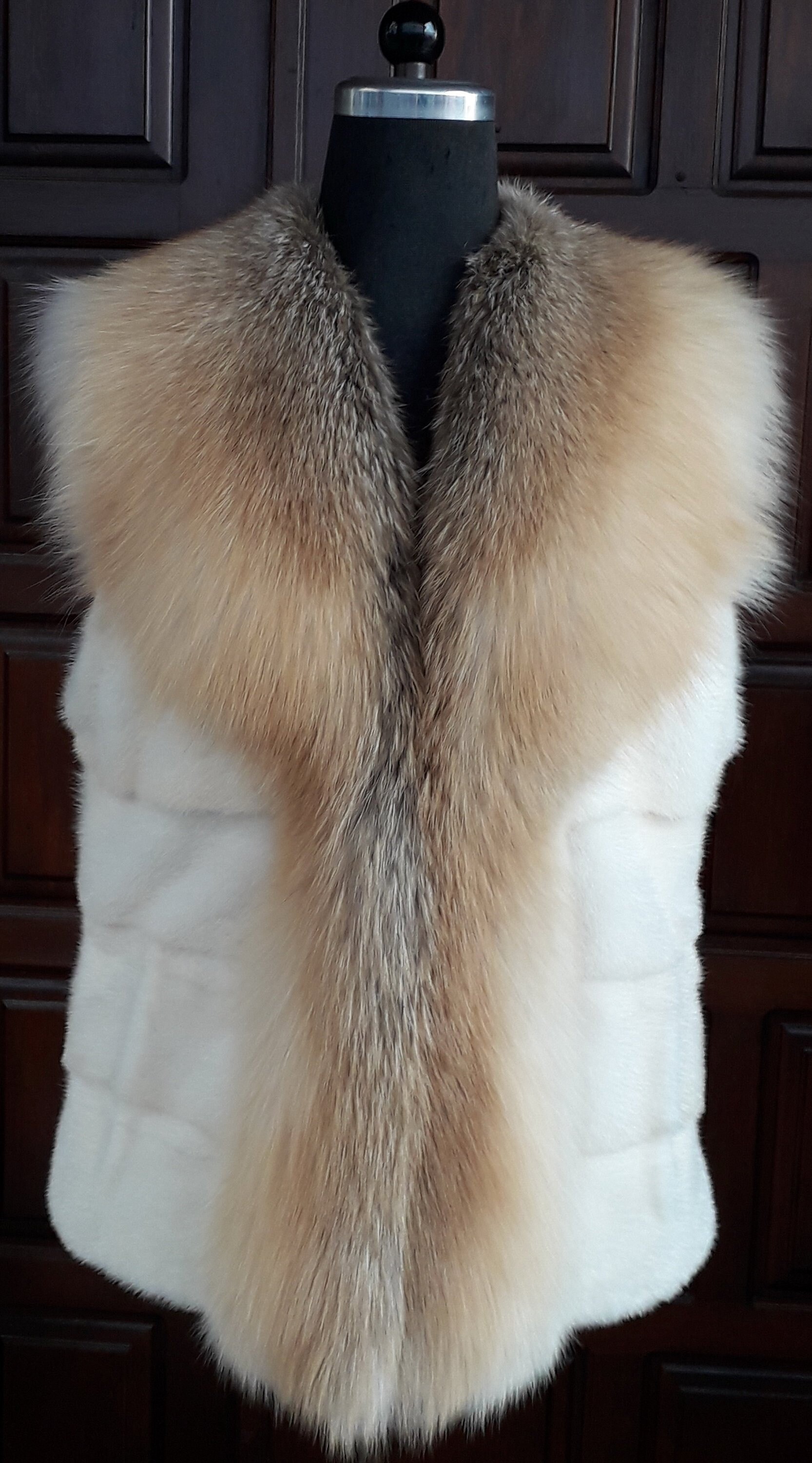 Fur Vest/real Fur/real Mink Fur Vest 