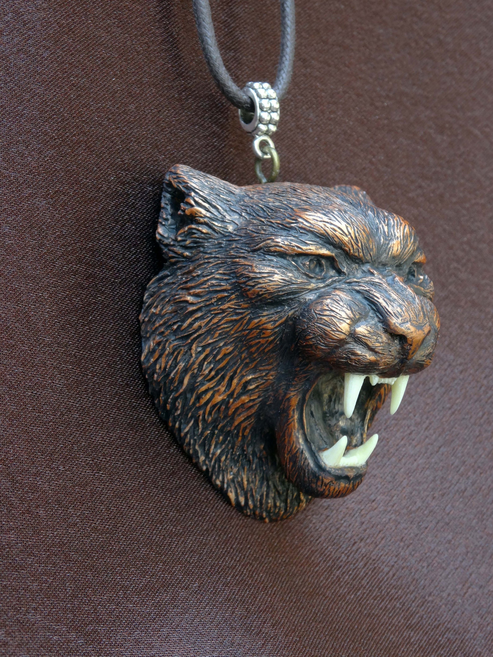 Leopard necklace Leopard pendant Leopard jewelry Leopard Etsy