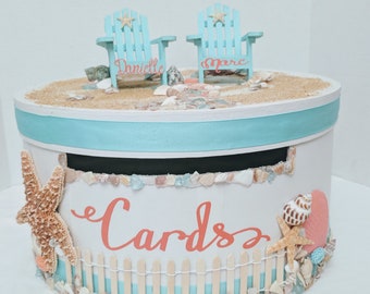 Beach Theme Card Box Etsy