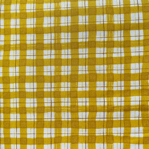 Under the Apple Tree-Picnic Sunshine Fabric-Golden Yellow-Loes Van Oosten