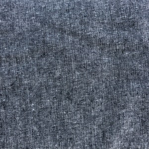 Essex-Robert Kaufman-Yarn Dyed Leinen Baumwolle Mischung-Schwarz Stoff