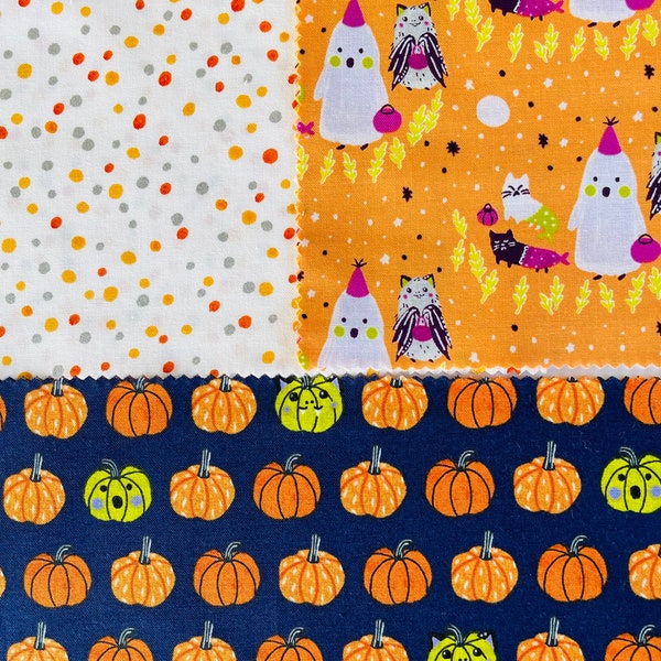 Halloween Fabric -Bring Your Own Boos -Layer Cake -Around the world - Cotton + Steel CC300P-10 x 10