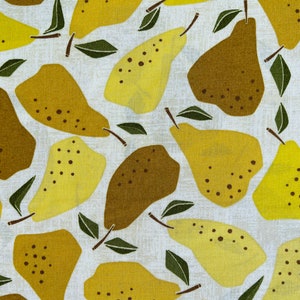 Under the Apple Tree Quince Yellow Fabric Loes Van Oosten Cotton + Steel Quilting Cotton - LV502-YE2