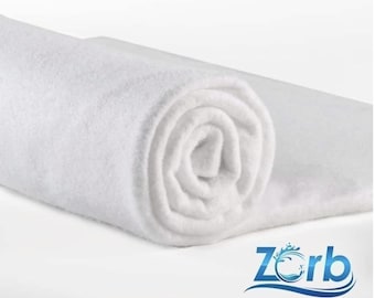 Zorb® Absorbent White Flannel Fabric: DIY Cloth Diaper Material