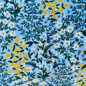 Cotton + Steel Rifle Paper Co. Camont Canvas - Wildwood Garden