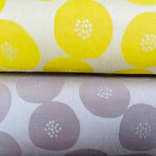 Kokka Anpan Jacquard - Muddyworks - Japanese Reversible Fabric - Kokka Jacquard - Cotton Fabric - EKX-1