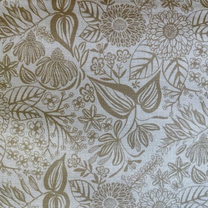Honeybee Garden - Bee Garden - Overcast Fabric - Elizabeth Halpern - EH104-OV4