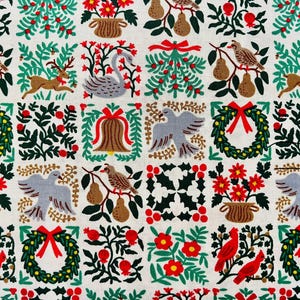 Holiday Classics III-Holiday Tapestry-Cream Fabric-Rifle Paper Co-Cotton+ Steel-RP616-CR1